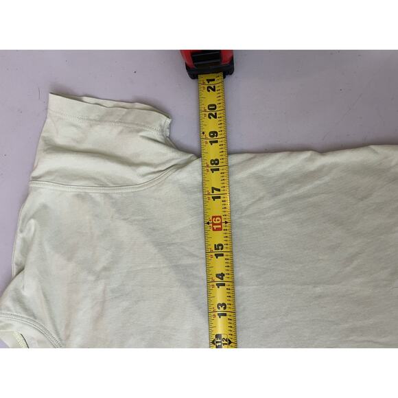 Lululemon Crewneck T-Shirt 8 Workout Pilates Basic Gym Minimalist Stretch Green - Picture 11 of 12